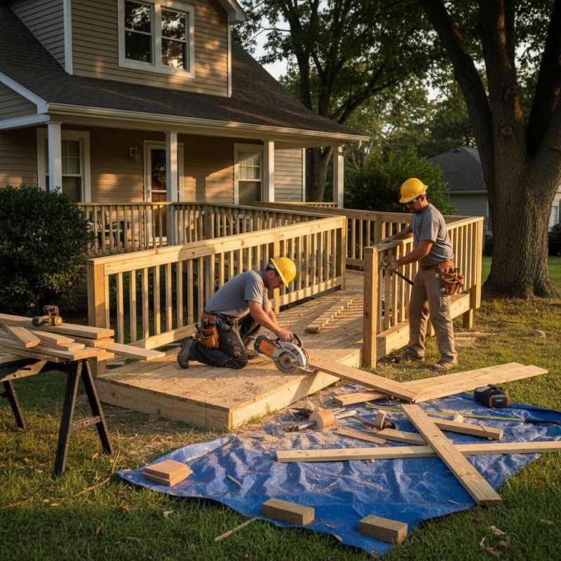 Local Railing Installation Or Remodeling pros at work