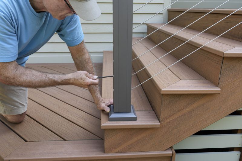 Wood Handrail Repair in Kansas City, KS